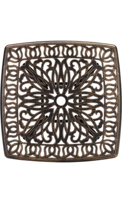 Bronze Cast Aluminum Patio Side Table – Outdoor End Table