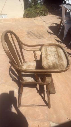 Antique high chair