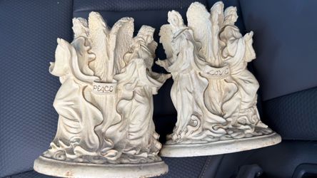 Pair of Decorative Christmas Candle holders