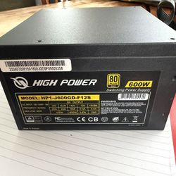 Switching Power Supply 600w For Gaming Computer 