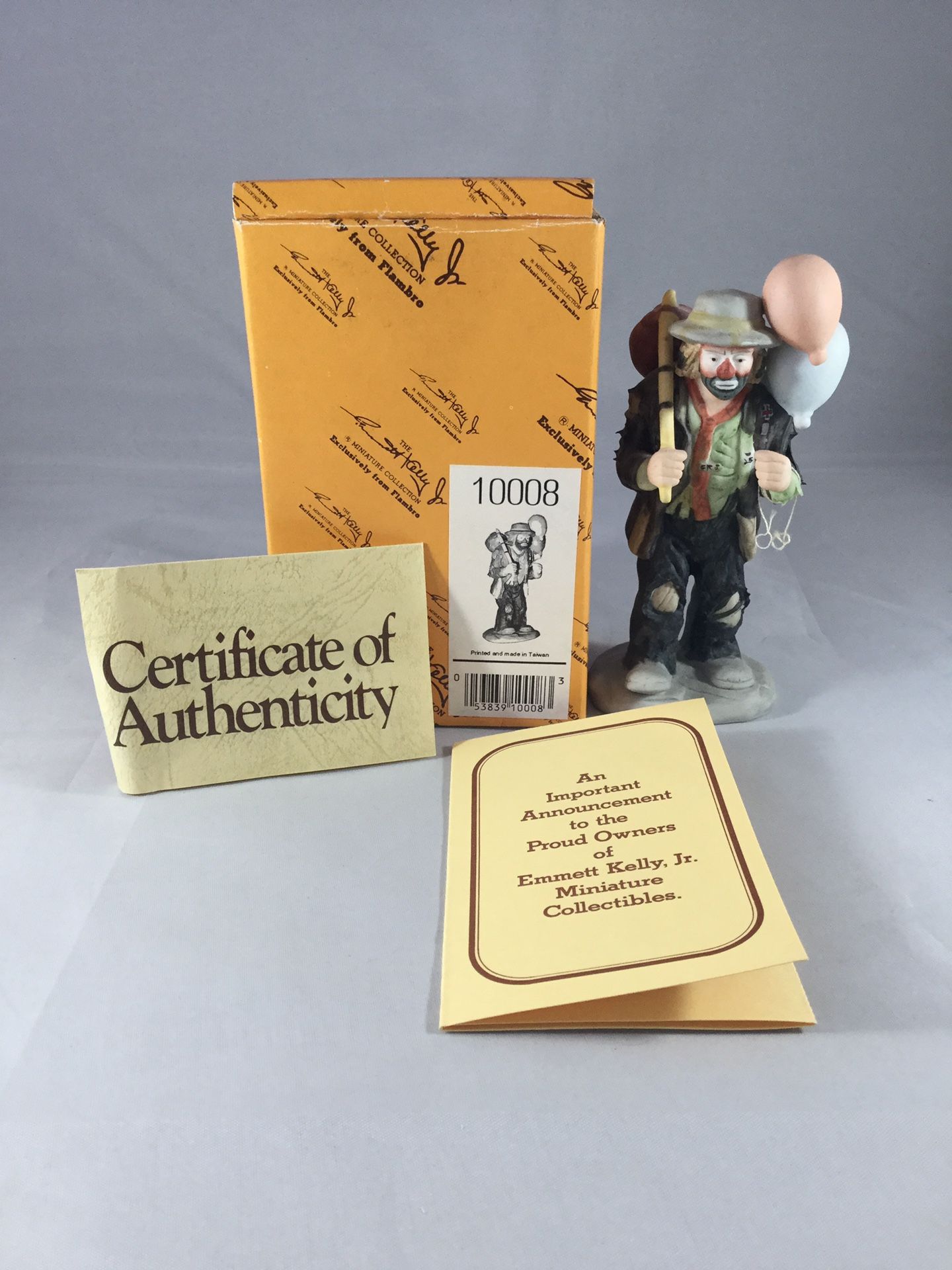 Emmett Kelly Jr. “Balloons For Sale” Figurine