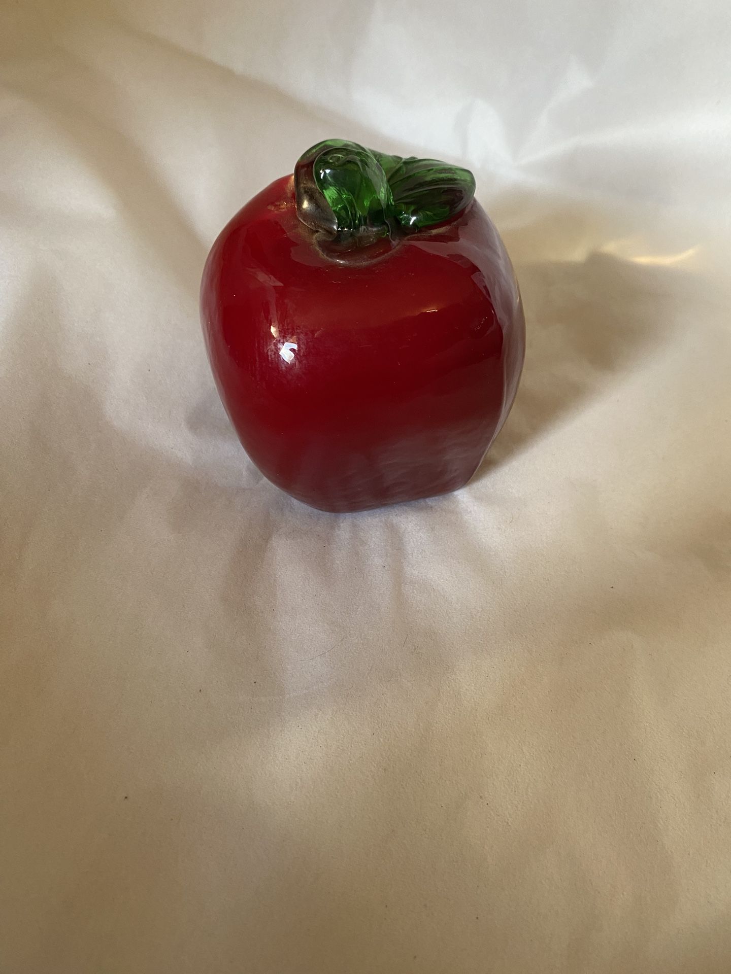 Vintage Apple Paperweight $15