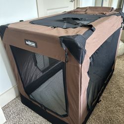 Extra Large Soft Dog Crate Foldable 42”