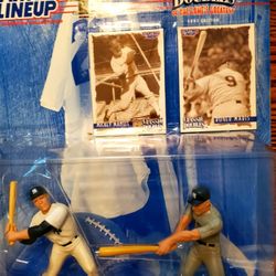 MICKEY MANTLE AND ROGER MARIS CLASSIC DOUBLES STARTING LINEUP FIGURES 