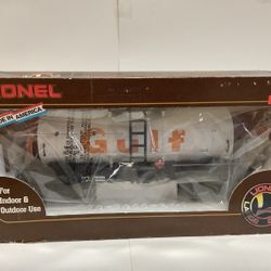 Lionel Large Scale (G Scale) Gulf Single Dome Tank Car (Model Number 8-87602)
