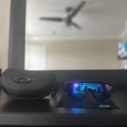 Blue Oakley Sunglasses 