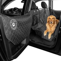 Ruff Liners Medium Dog Seat Cover, Black – As Seen on Shark Tank – Back Seat