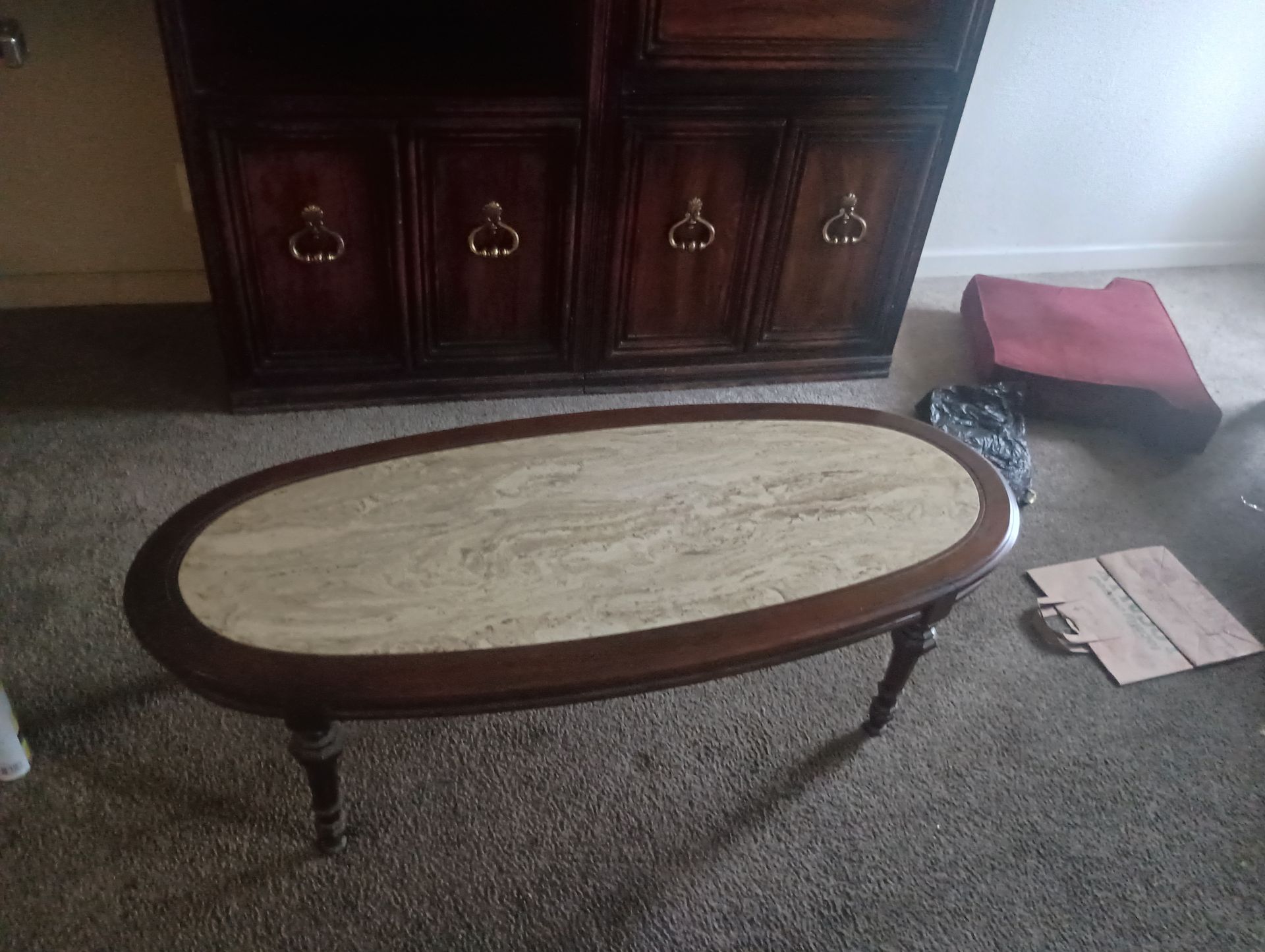 Marble top table