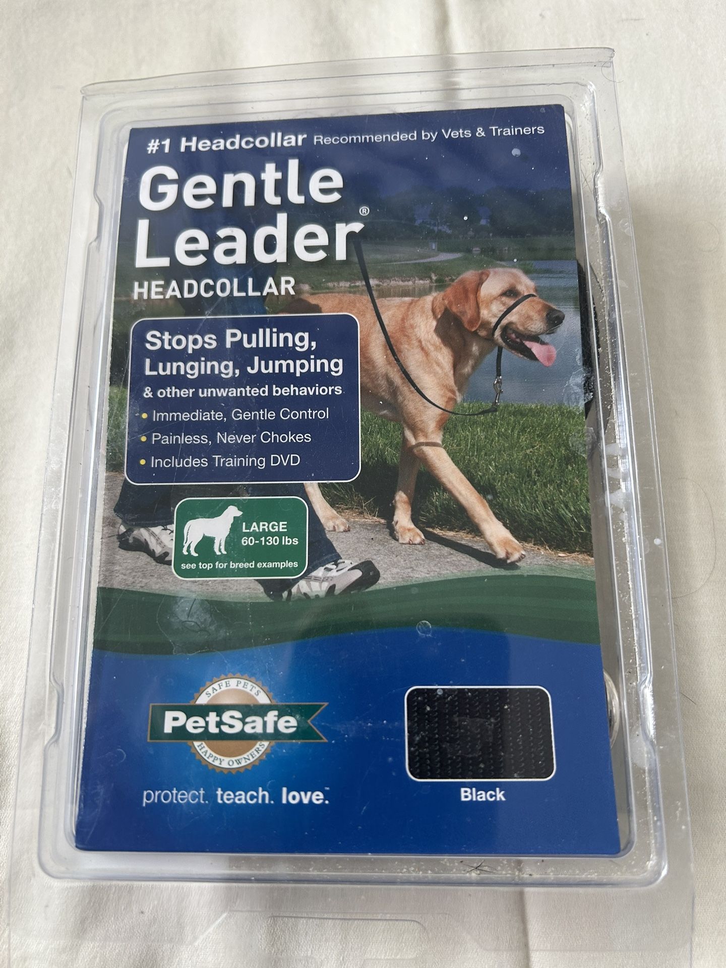 Pet safe, gentle leader, large black