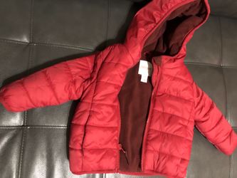 Red Coat Size 12 month worn twice