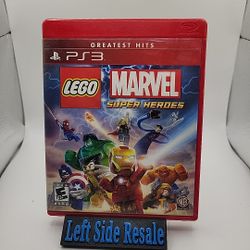 LEGO Marvel Super Heroes (Sony PlayStation 3 PS3, 2013) - CIB -