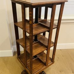 Antique Revolving Bookcase