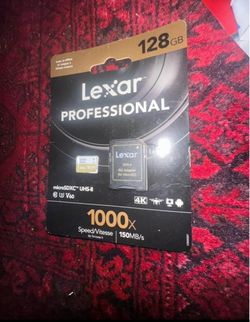 Lexar Professional 128GB microSDXC UHS-II Card