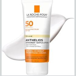 NEW La Roche-Posay SPF 50 Mineral Anthelios Sunscreen Gentle Lotion 3 Oz 2027