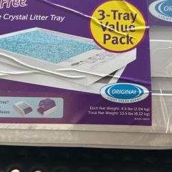 Scoop Free Disposable Crystal Litter Tray