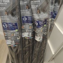 1/2 inch pipe insulation poly foam pipe frost king pack of 4 