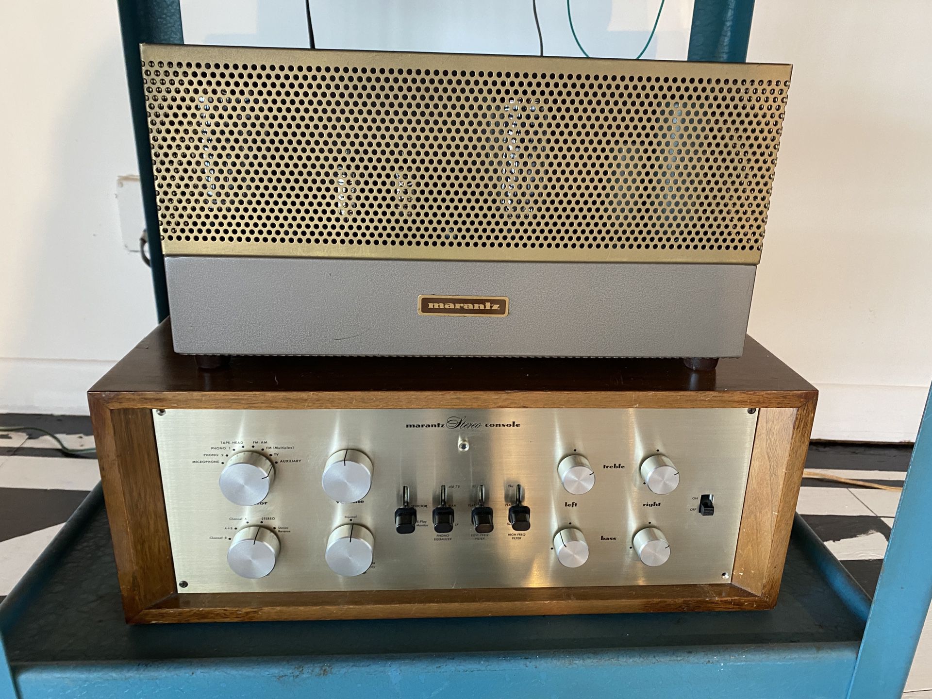 Vintage Marantz 8 & 7b Audiophile Tube Stereo - HIFI - amplifier and Preamplifier