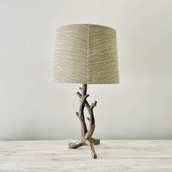 Resin Driftwood Lamp with Lamp Shade