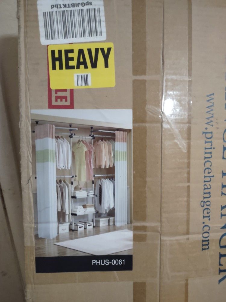 Pop Up Closet Set Up