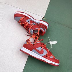 Nike Dunk Low Off White University Red 37