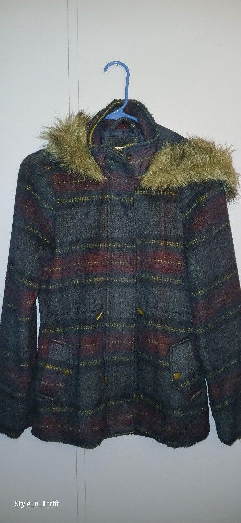 Women's Mossimo Hooded Jacket Coat Size S