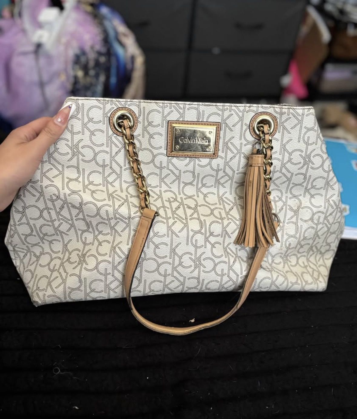 Calvin Klein CK Logo Tote Bag