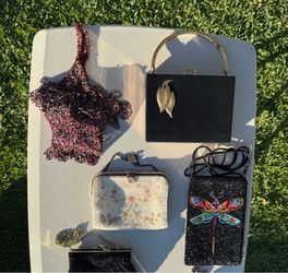 Individual Prices Below- Vintage Beaded Handbags Purses Bags