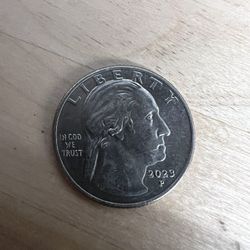 2023 P edith kanakaole quarter error “IN COD WE TRUST”