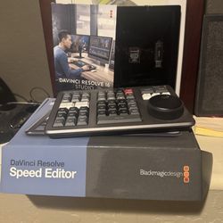 Black magic Speed Editor With davinci Resolve Full