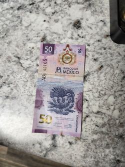 Mexican Coins And Mexican Bill (Monedas Y Billetes Mexicanos