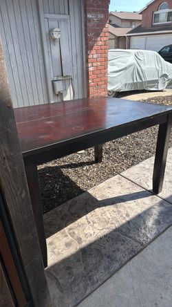 Dark Wood Dining Table