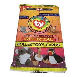 Vintage 1999 Ty Beanie Babies First Edition Official Collector's Cards, Series 1