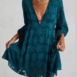 ANTHRO Anthropologie Jacquard Tunic Swing Dress Size 12 New With Tags