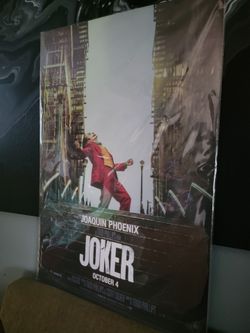 Joker 2019 Movie Poster Joaquin Phoenix