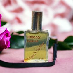 Vintage TATIANA by Diane Von Furstenberg Bath Oil 1/2 oz 15 ml Travel Size