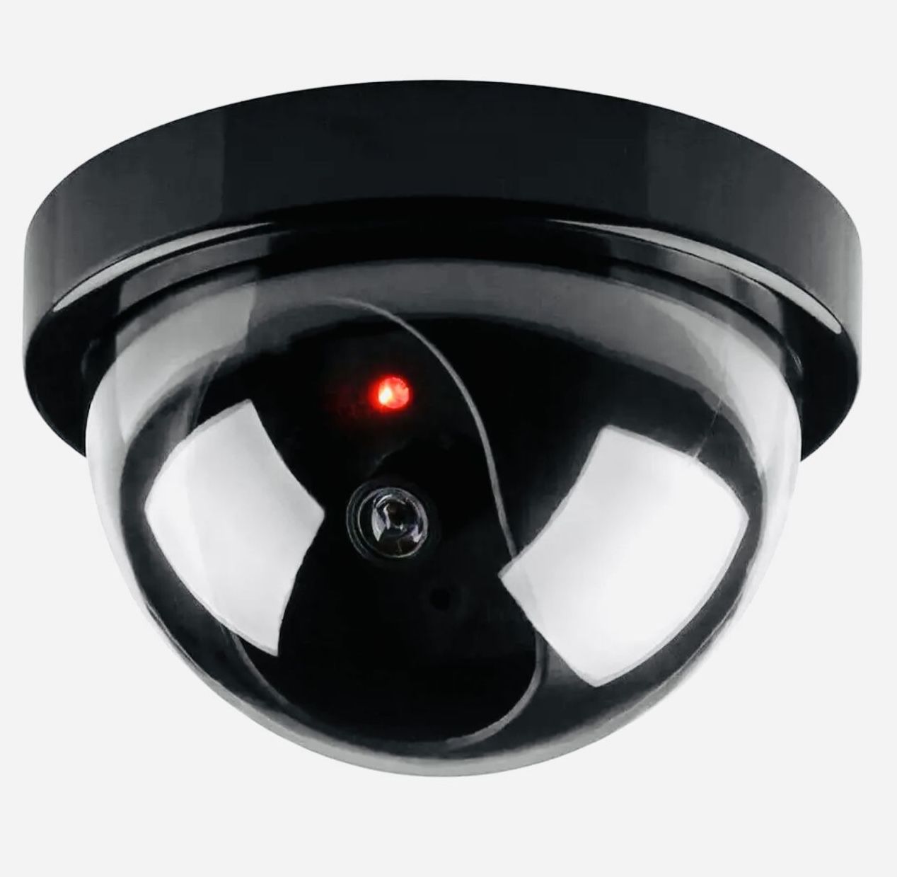 Fake Security Camera With Realistic LED Red Light. Just Enough To Scare Them Away.