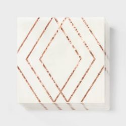 90ct Lunch Napkins Rose Gold