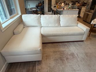Apt2B Harper Sleeper Sectional Couch – Snow