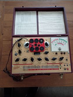 Rare Hickok 6000 Tube Tester w/data Manual