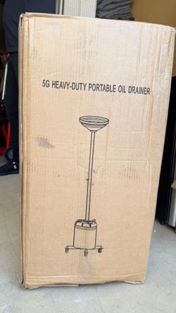 5 G heavy duty portable oil drainer