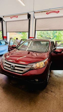 Honda CR-V SUV in Dark Red
