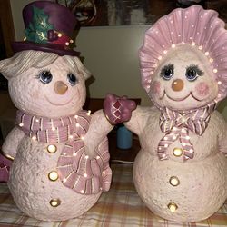 Snowman & Snow lady 