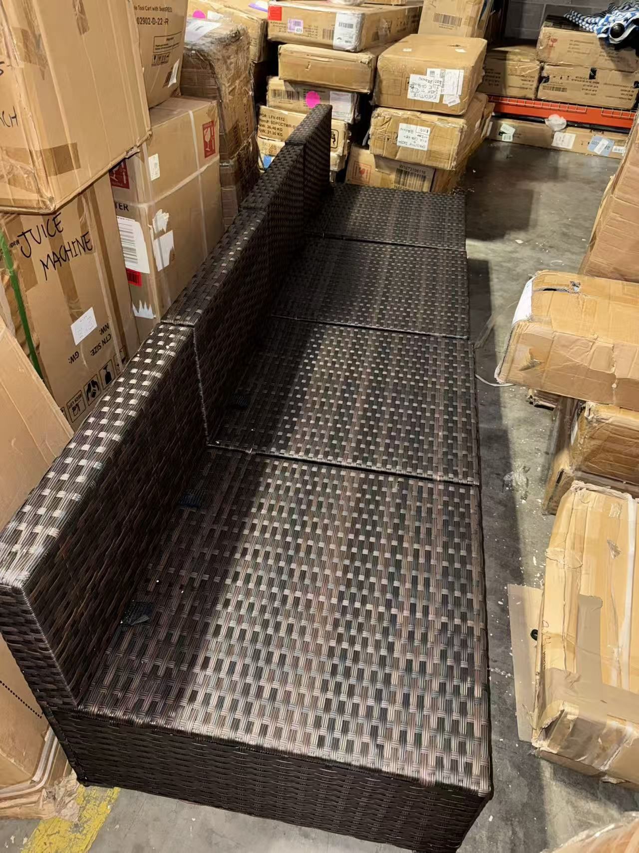 4 pc patio set brown $80