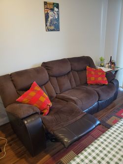 Ashley's furniture sofa recliner!