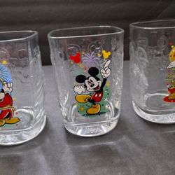 McDonald's Disney Cups Set Of 3