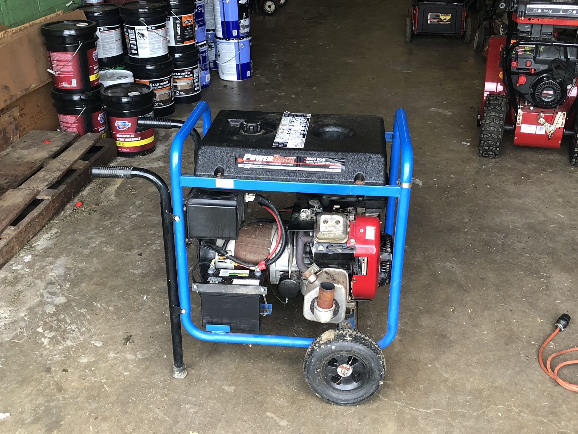 Devilbiss Powerback 8000 watt generator