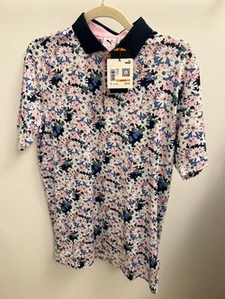Puma MATTR Floral Golf Polo Small