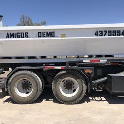 10yds.   Concrete Dumpster  / trash
