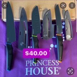 Set De 3 Especial Solo $40.00 Cuchillos Vida Sana  Princess House 