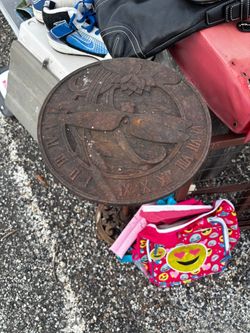 Cast iron plan stand